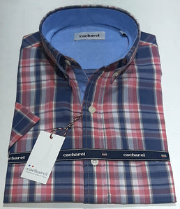 Camisa Cacharel Manga Corta Cuadros